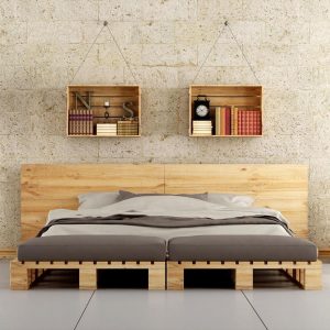 Кровать из поддонов №9 — Кровати из поддонов
